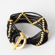 Macrame Zig Zag Woven Bracelet
