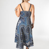 Meadow Flora Mandala Plunge Dress