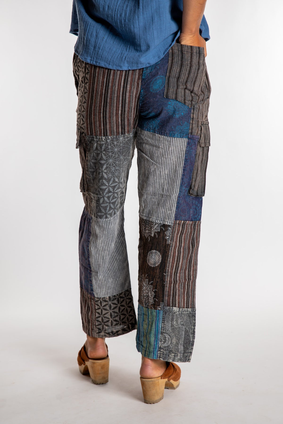 Mela Patchwork Cargo Pants