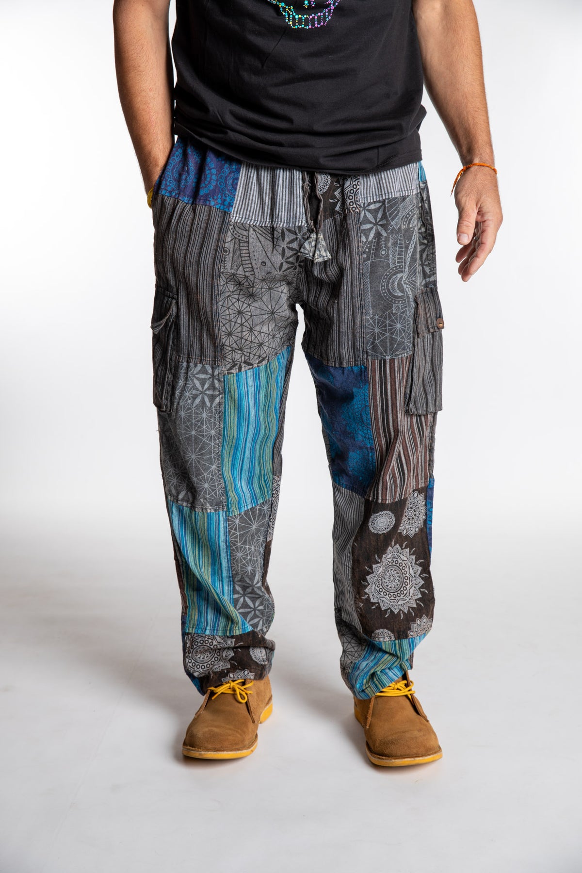 Mela Patchwork Cargo Pants
