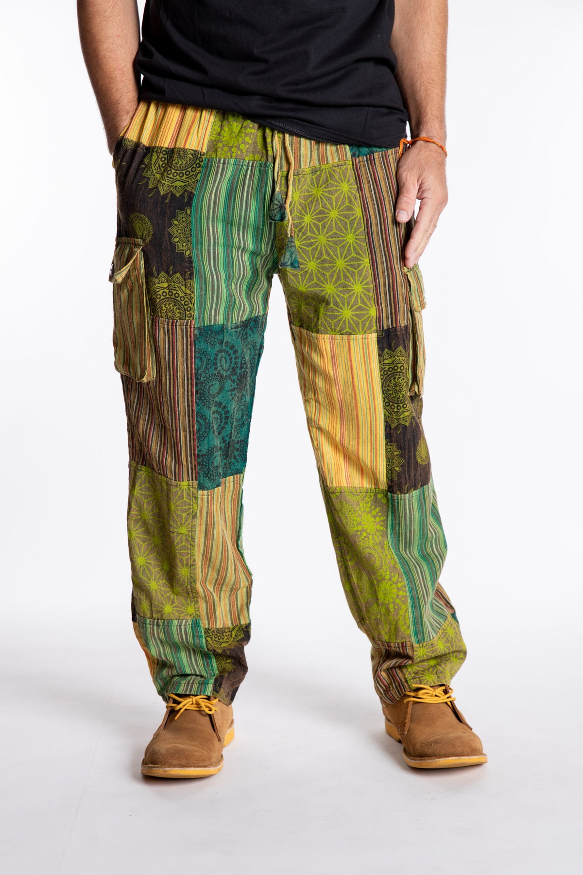 Mela Patchwork Cargo Pants