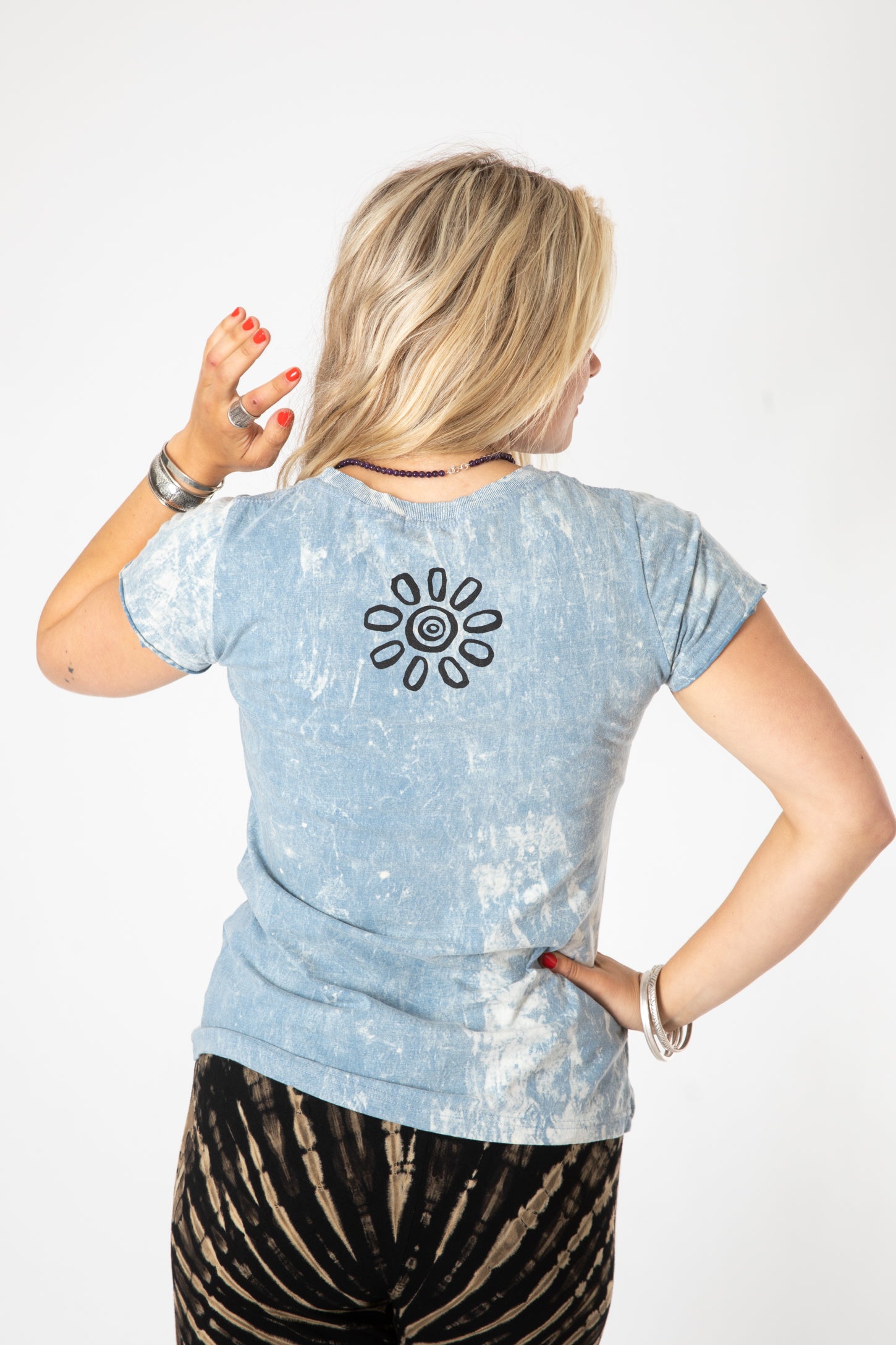 Mexicali Sacred Symbols Womens T-Shirt