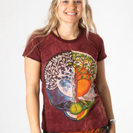 Mexicali Sacred Symbols Womens T-Shirt