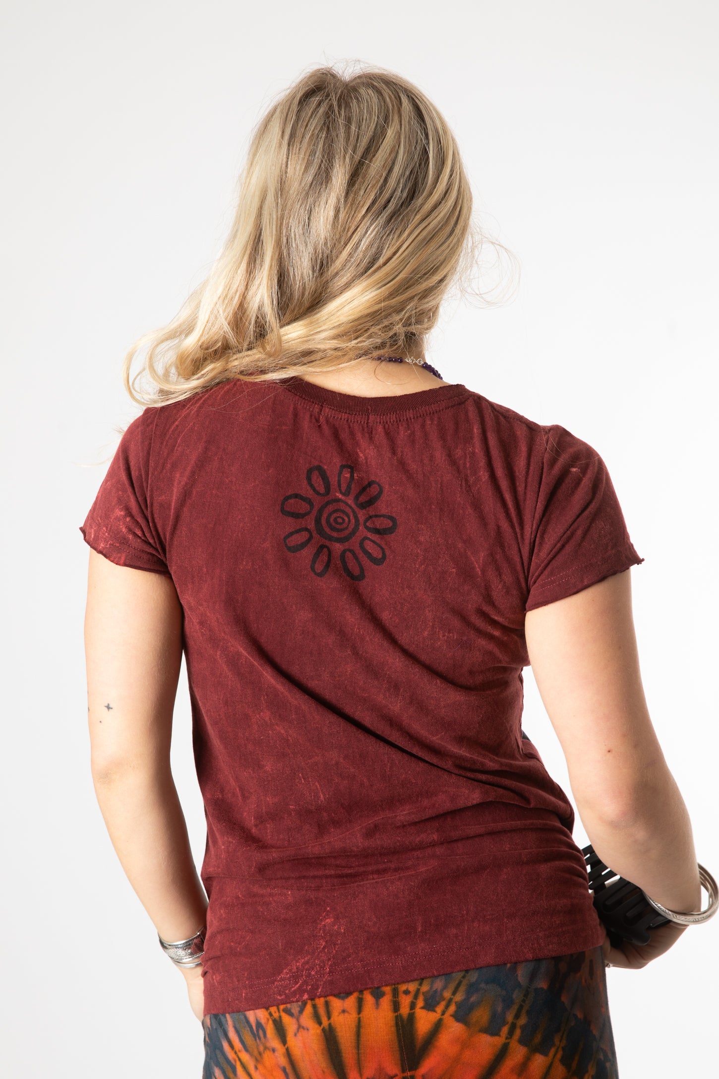 Mexicali Sacred Symbols Womens T-Shirt