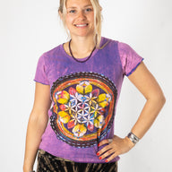 Mexicali Sacred Symbols Womens T-Shirt