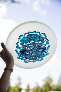 Mexicali Strange Trip Glow Frisbee in Blue