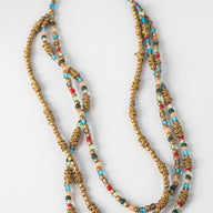 Multimedia Mantra Layered Necklace