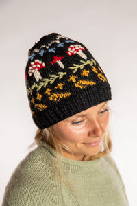 Mushroom Meadow Wool Beanie