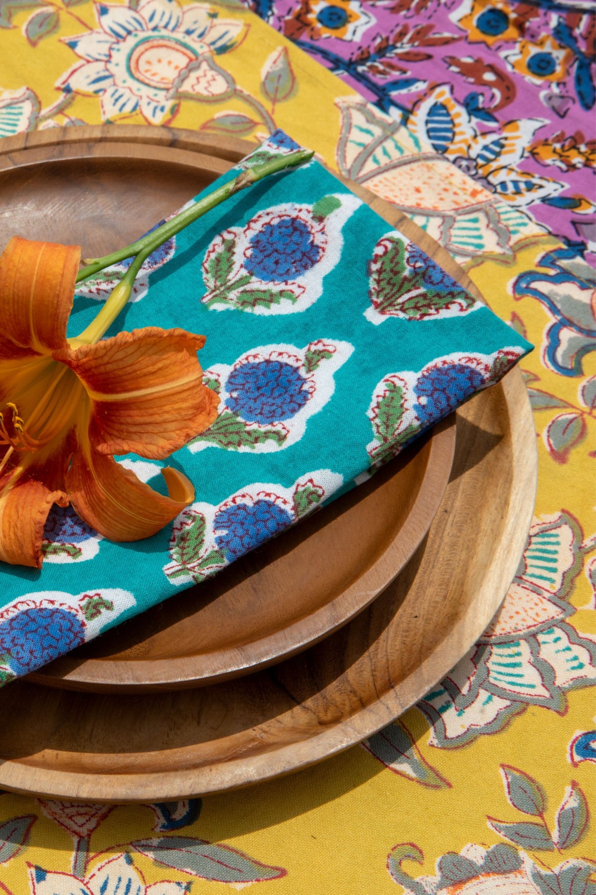 Block Print Napkin Set