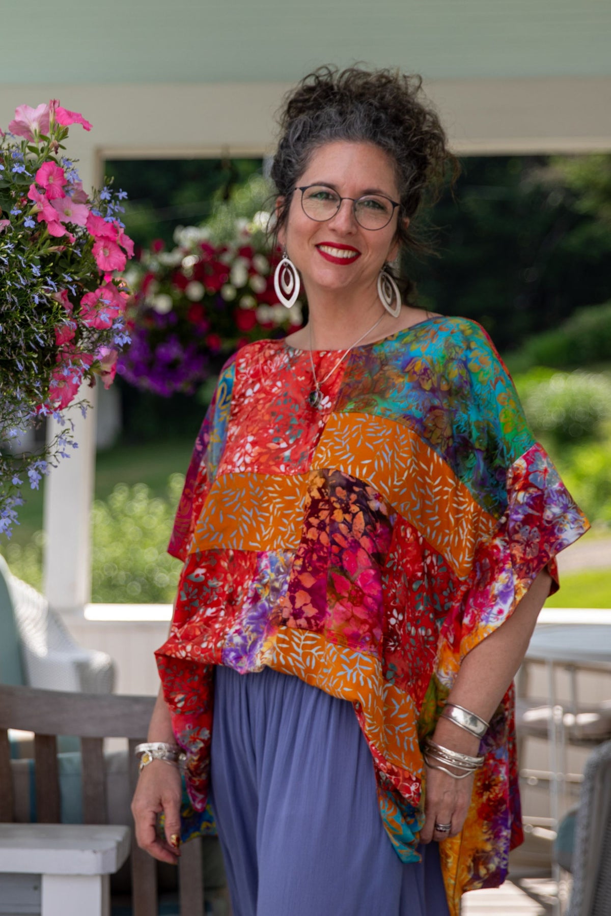 Novi Oversized Patchwork Top