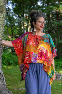 Novi Oversized Patchwork Top