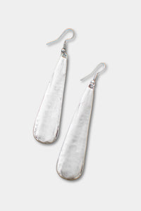 Teardrop Obelisk Zamak Earrings