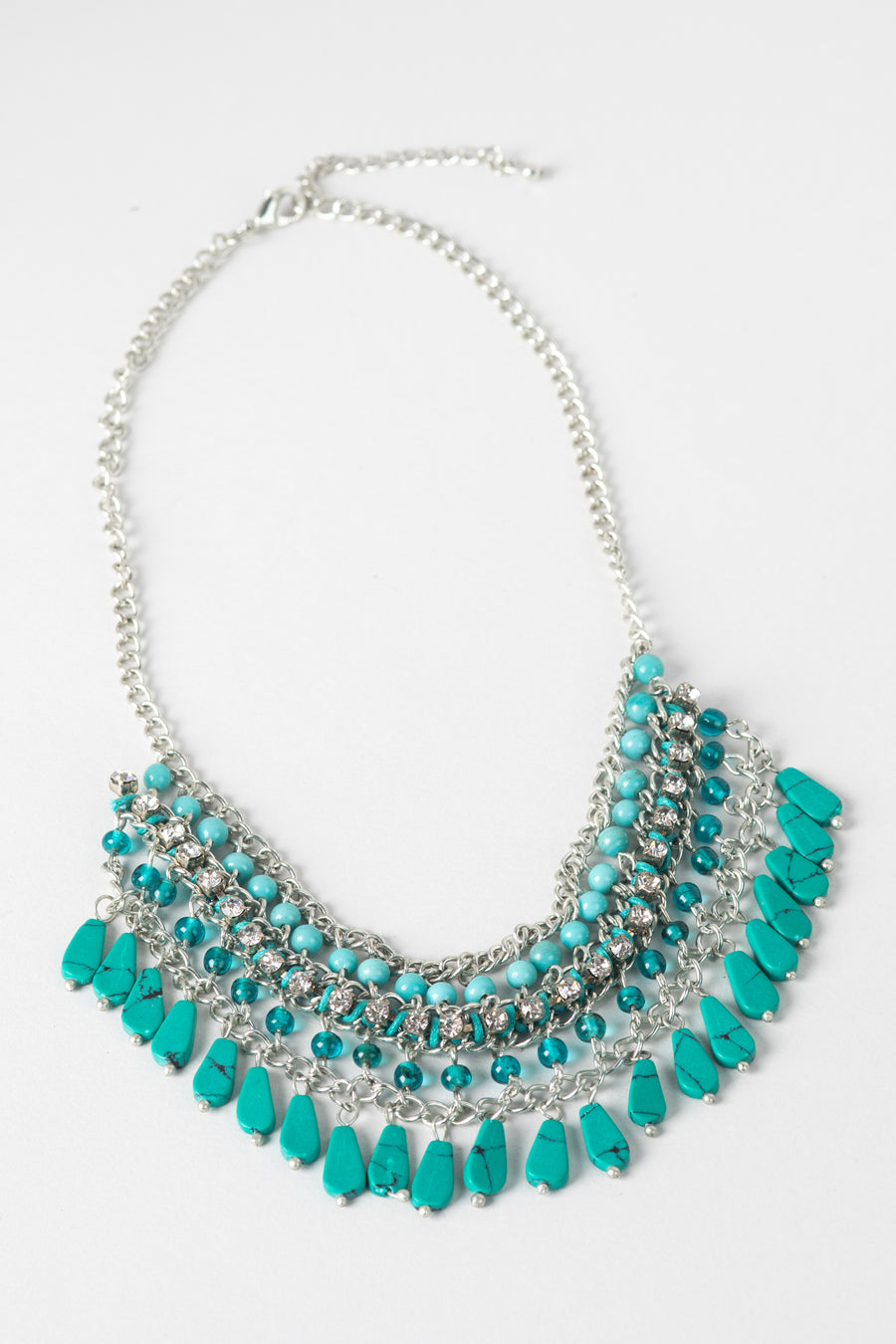 Ophelia Layered Turquoise Resin Necklace