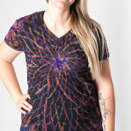 Oracle V-Neck Tie Dye T-Shirt