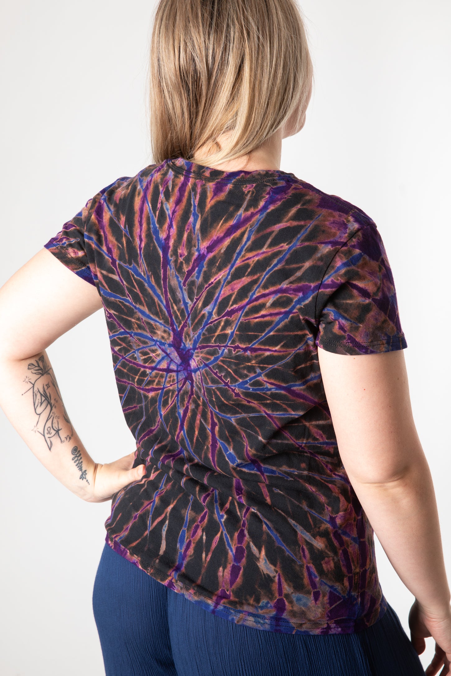 Oracle V-Neck Tie Dye T-Shirt