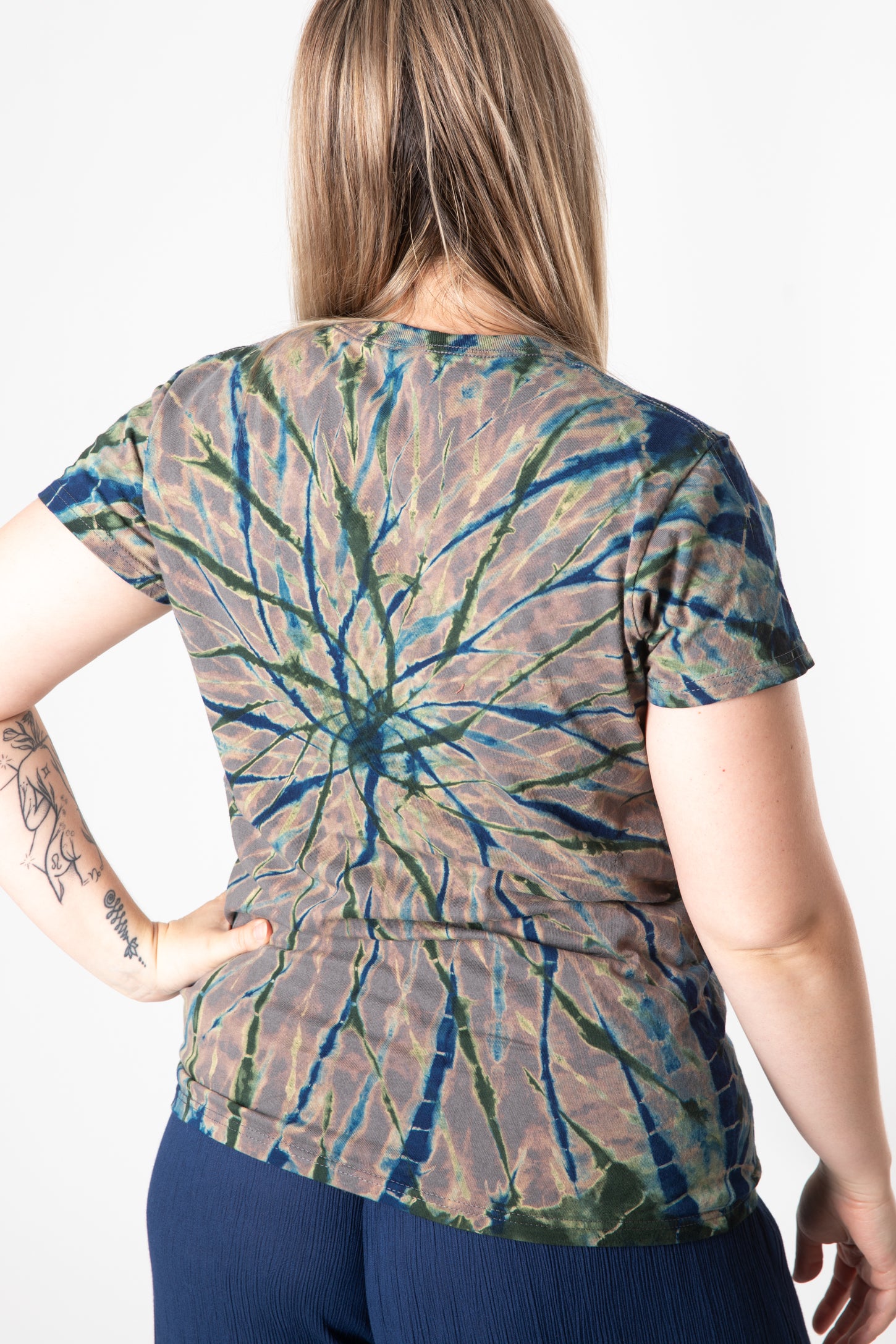 Oracle V-Neck Tie Dye T-Shirt