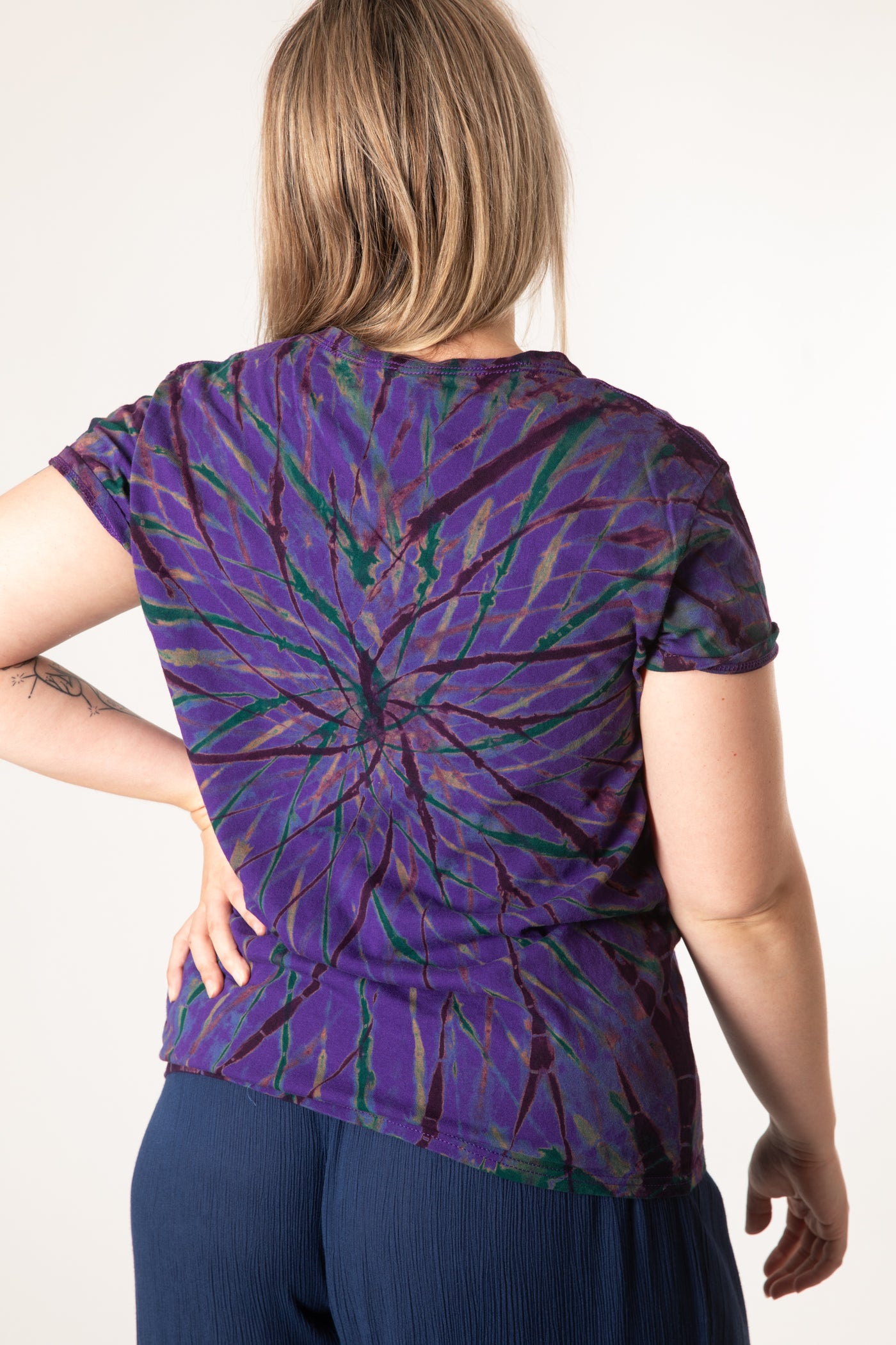 Oracle V-Neck Tie Dye T-Shirt