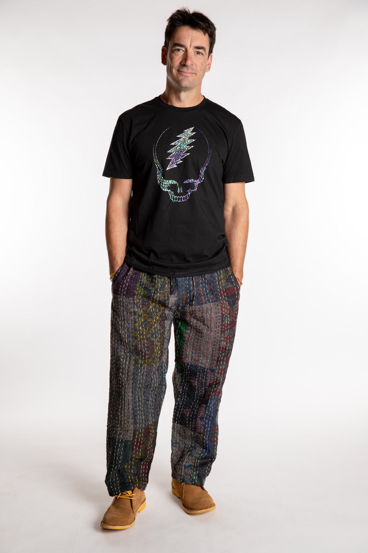 Patchwork Kantha Pants