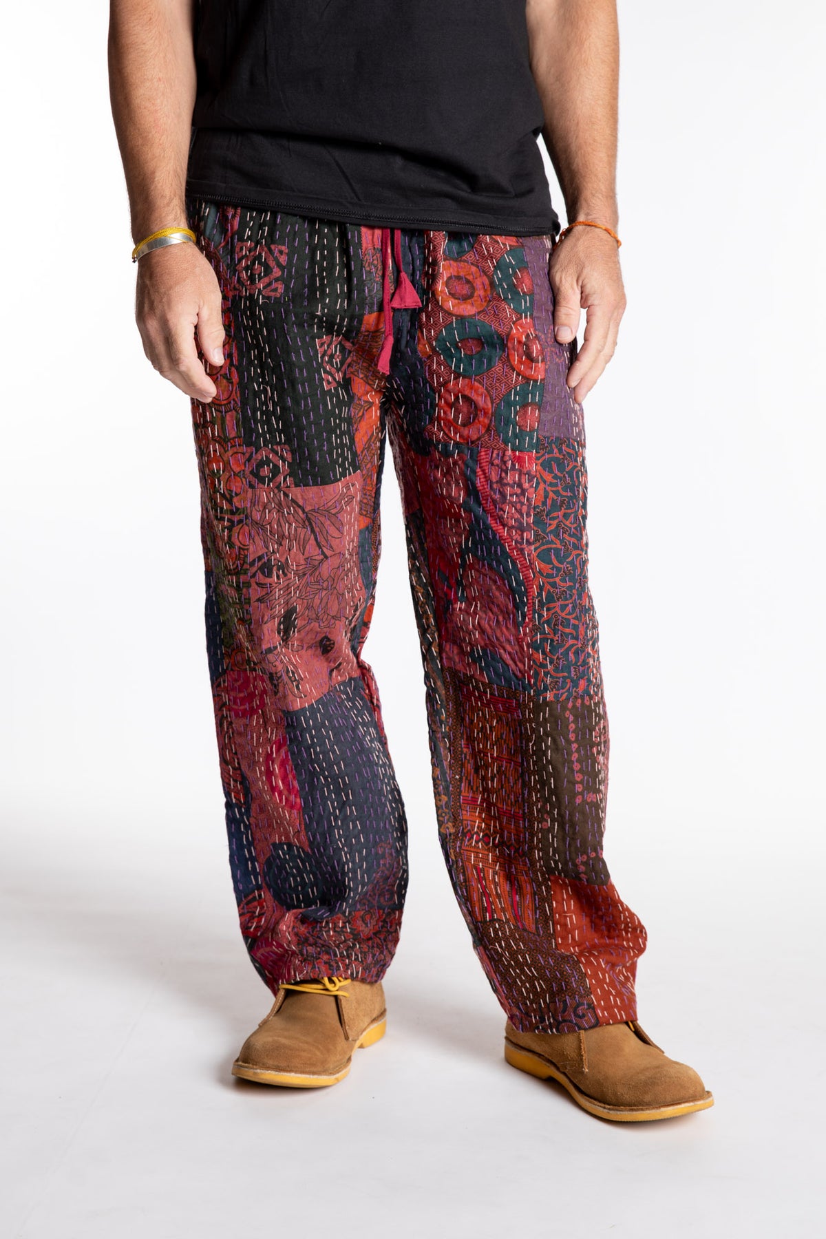 Patchwork Kantha Pants