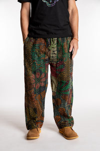 Patchwork Kantha Pants