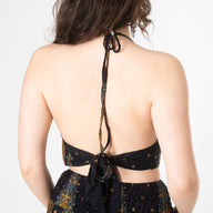 Peacock Feather Halter Top