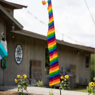 Pelangi Rainbow Flag with Telescoping Pole