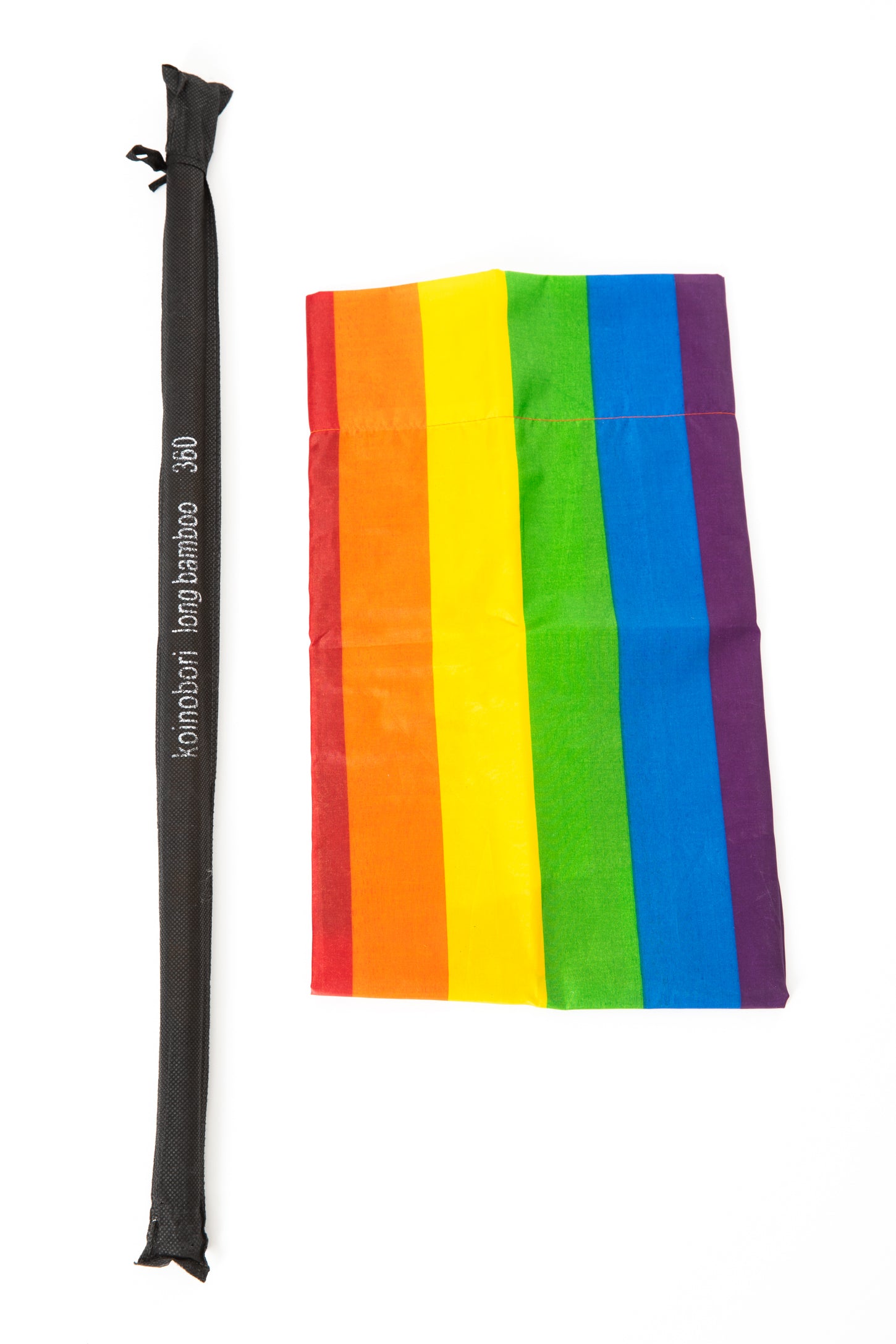 Pelangi Rainbow Flag with Telescoping Pole
