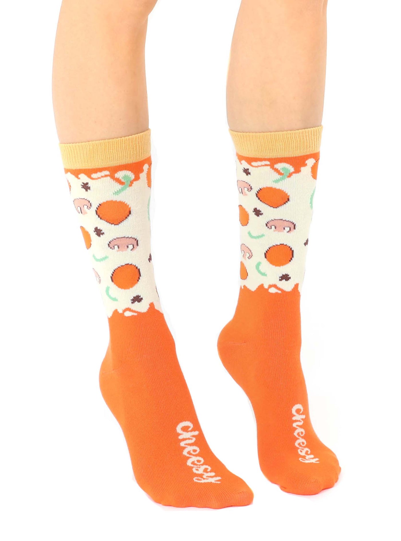Pizza 3D Packaged Crew Socks