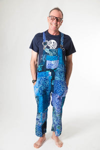 Upcycled Mens Hippie Overalls