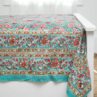 Provincial Block Print Queen Tapestry