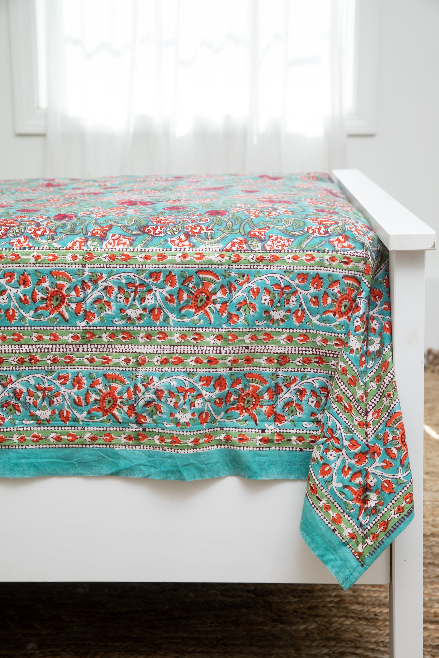 Provincial Block Print Queen Tapestry