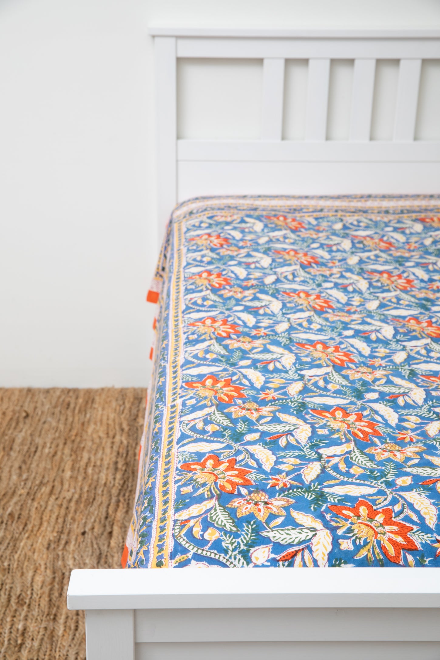 Provincial Block Print Queen Tapestry