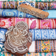 Provincial Block Print Queen Tapestry