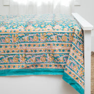 Provincial Block Print Queen Tapestry