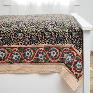 Provincial Block Print Queen Tapestry