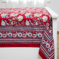 Provincial Block Print Queen Tapestry