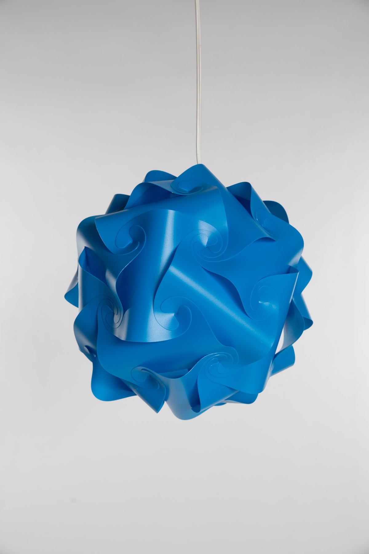Large Puzzle Lamp in Blue