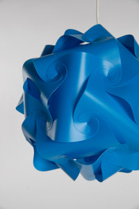 Large Puzzle Lamp in Blue