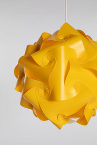 Large Puzzle Lamp in Gold