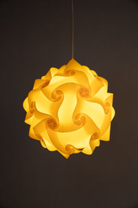 Large Puzzle Lamp in Gold