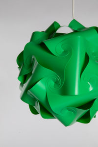 Large Puzzle Lamp in Green