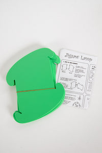 Large Puzzle Pendant Lamp in Green