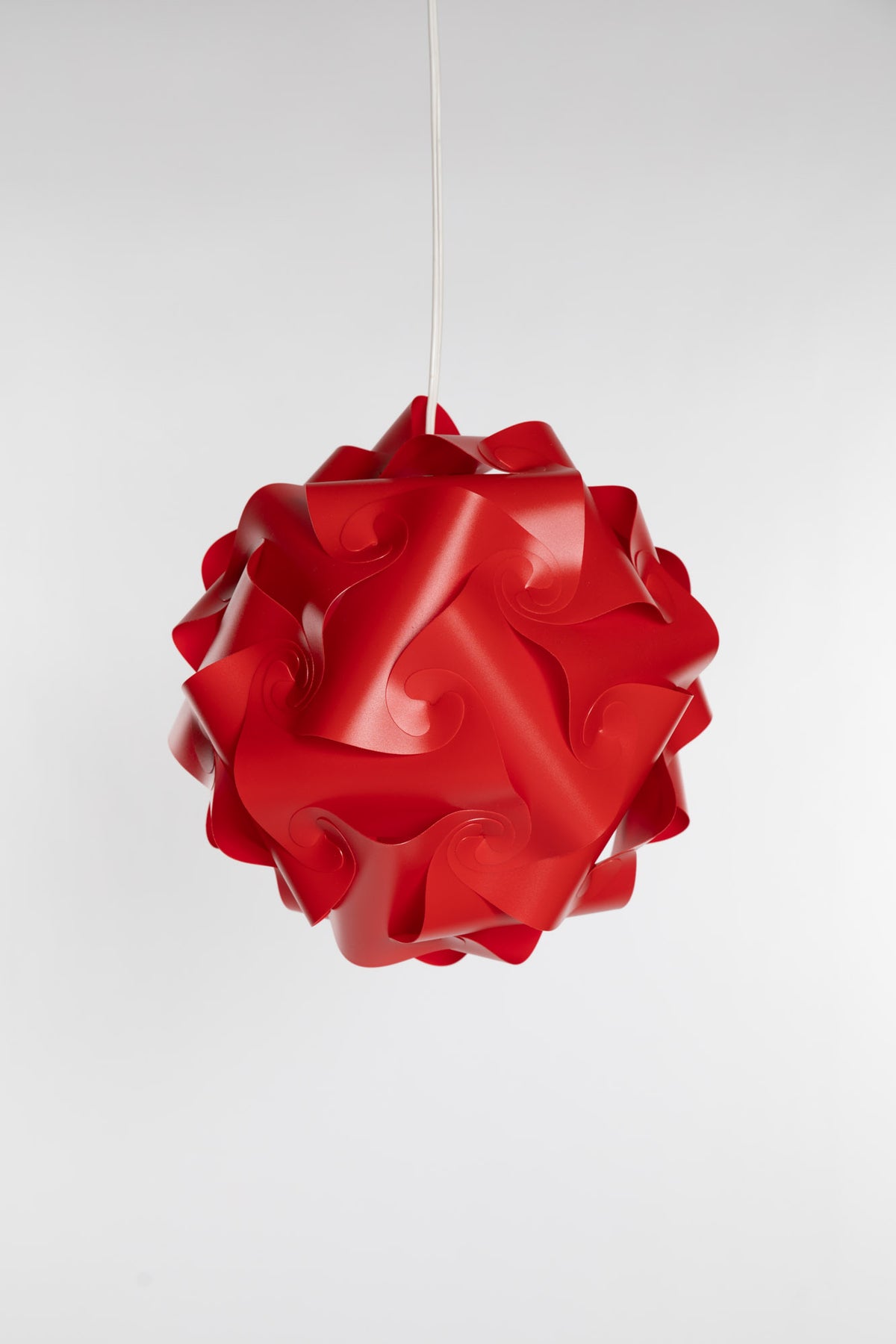 Large Puzzle Lamp in Red