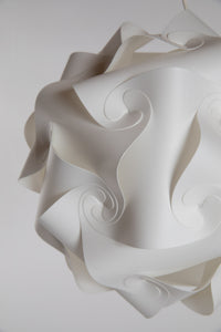 Large Puzzle Lamp in White
