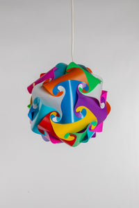Medium Puzzle Lamp in Multicolor