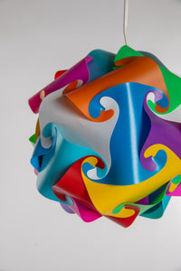 Medium Puzzle Lamp in Multicolor