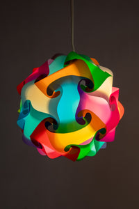 Medium Puzzle Lamp in Multicolor