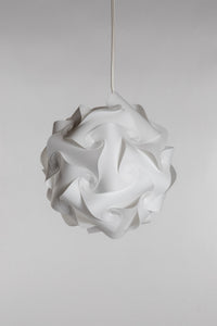 Medium Puzzle Lamp in White