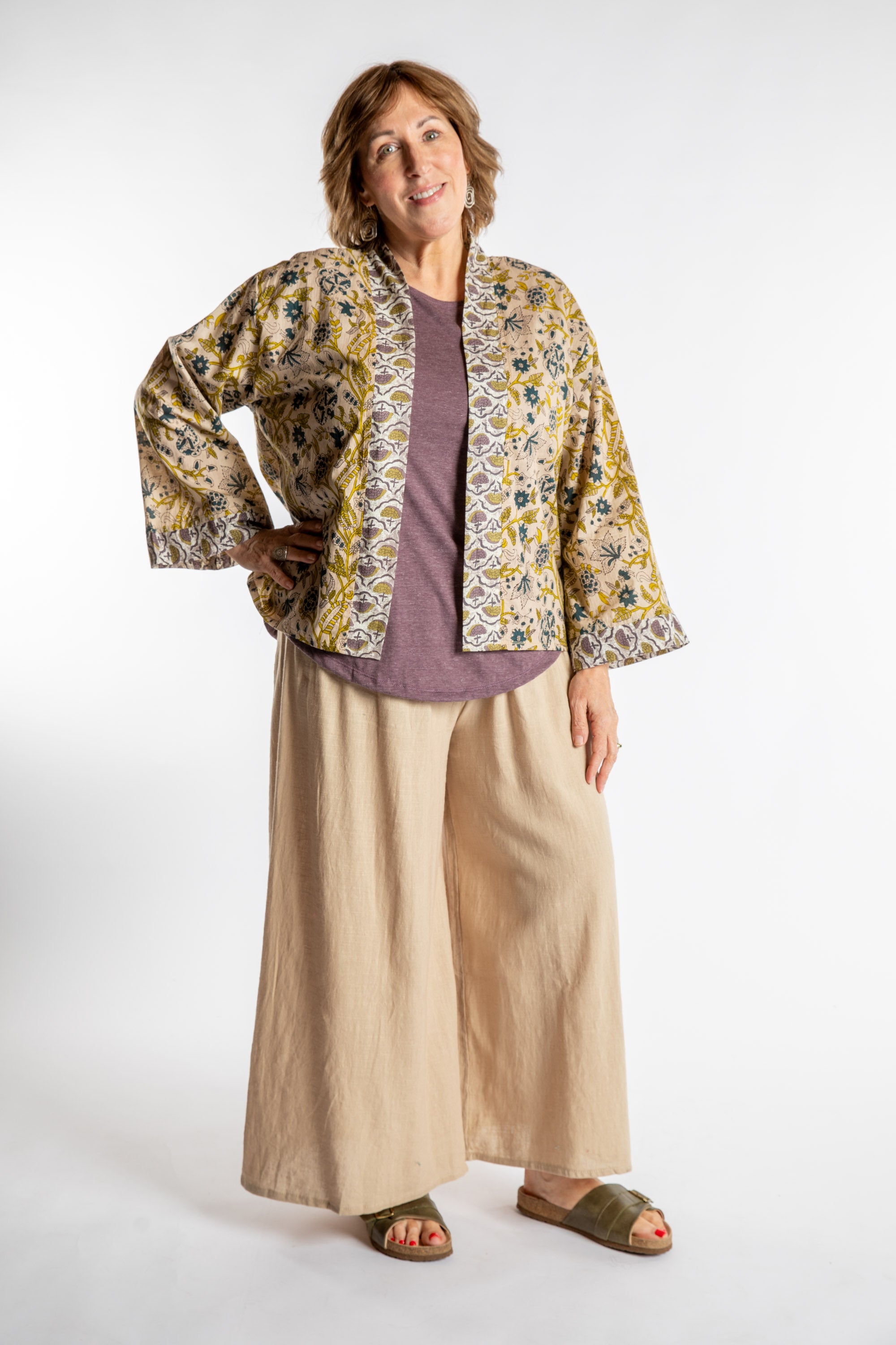 Saramati Cotton Wide Leg Pants | Wide Leg Cotton Pants · Mexicali