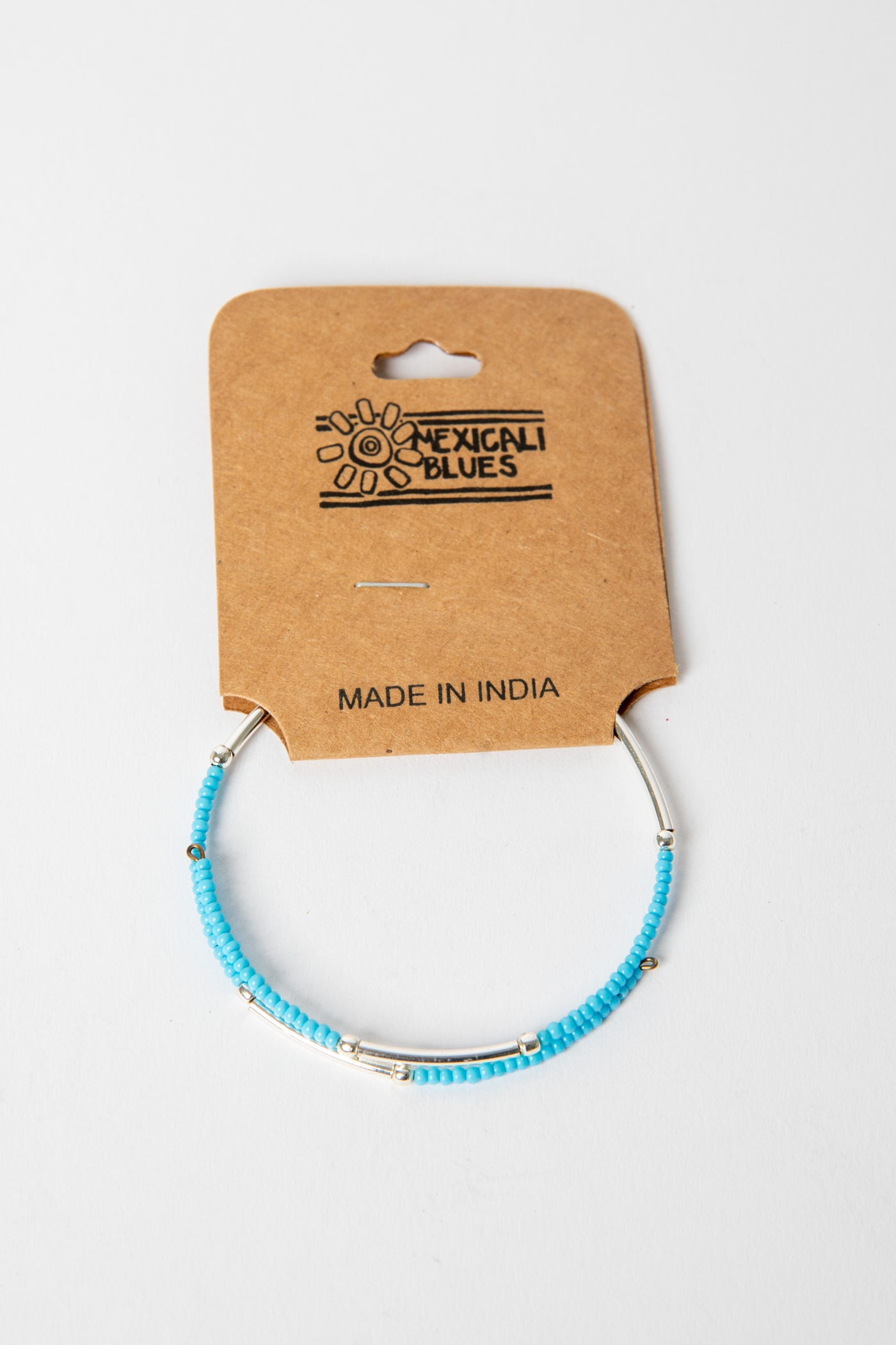 turquoise seed bead wrap bracelet minimalist boho jewelry